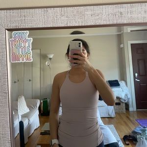 Lululemon light pink tank top
